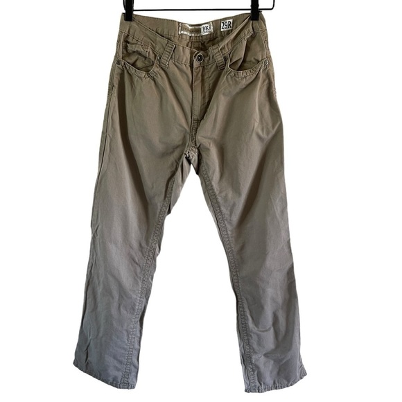 BKE Tyler Straight Casuals Khaki size 29 R 100 percent cotton - Picture 1 of 13